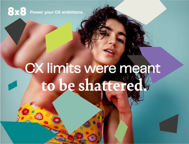 8x8 has are rebranded with a fresh logo update and a focus on CX.