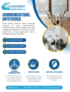 Cloud Design Solutions helps companies transition to cloud communications.