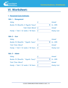 Worksheet example.